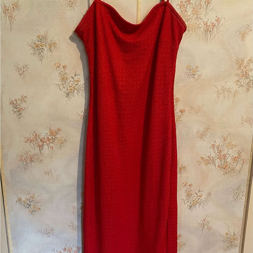 Elegant Red Women's Dress